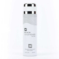 Johnwin Black Legendary Sport (for Men) 200 ml 